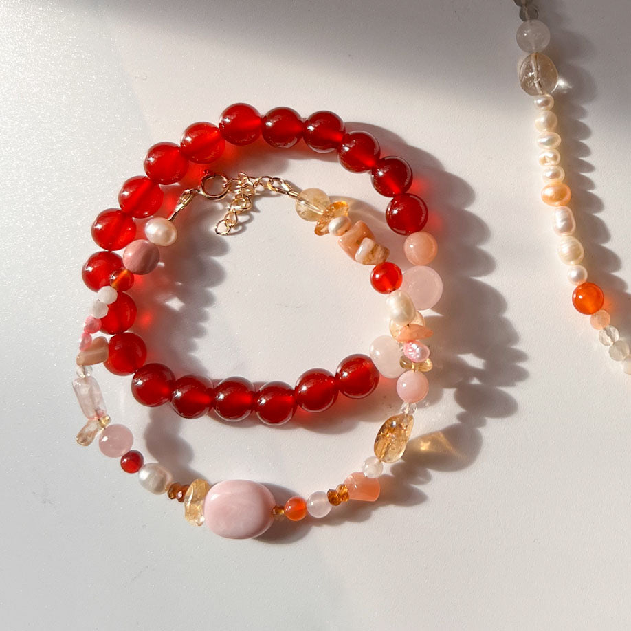 beaded bracelet set