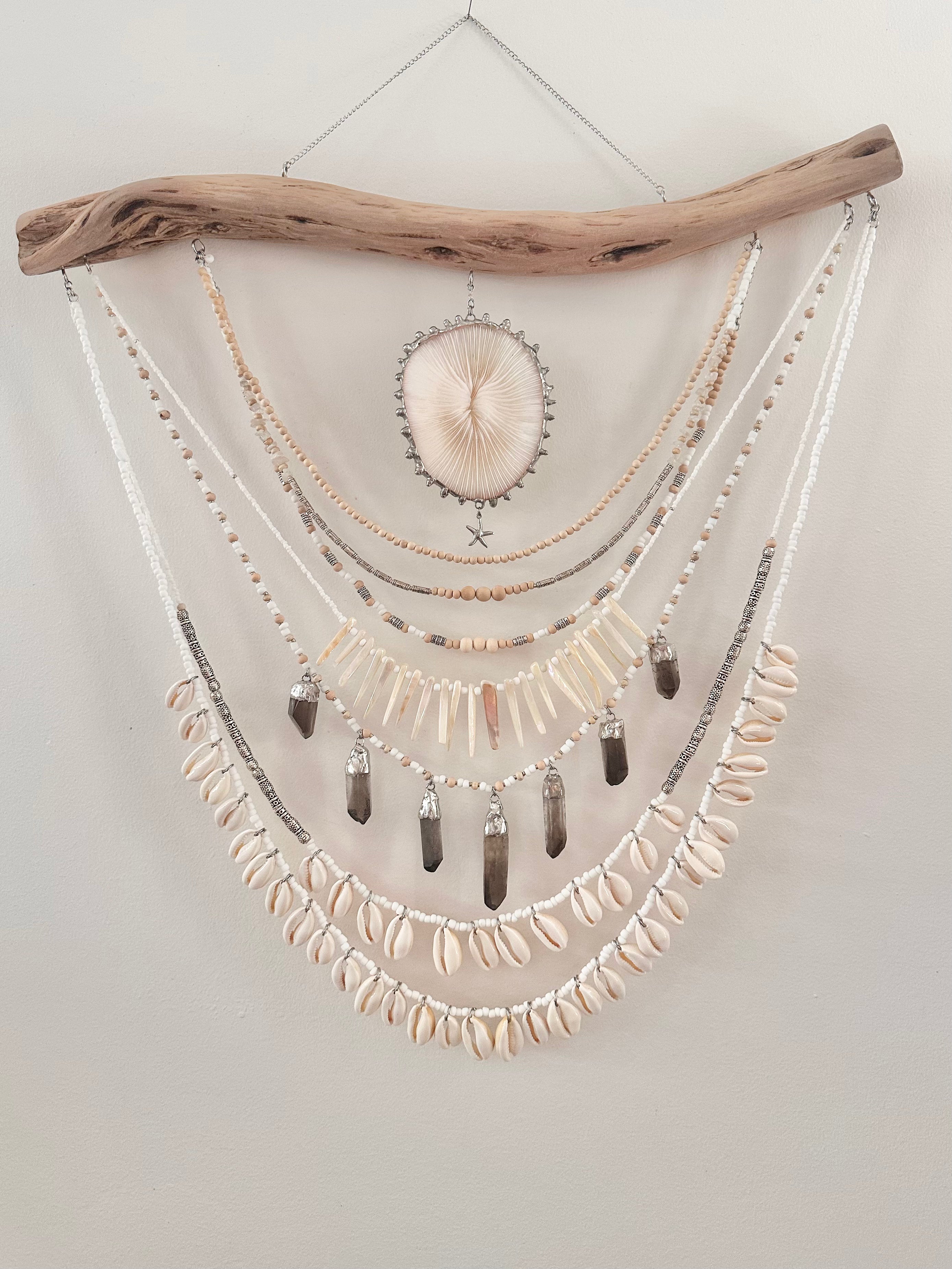 Maristela Crystal Driftwood Wall Hanging