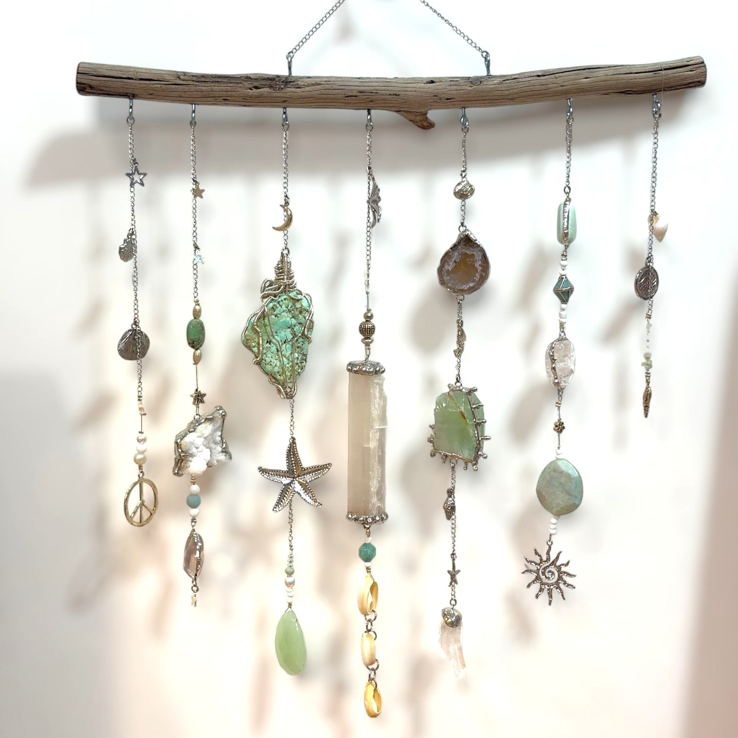 Mermaid crystal wall hang
