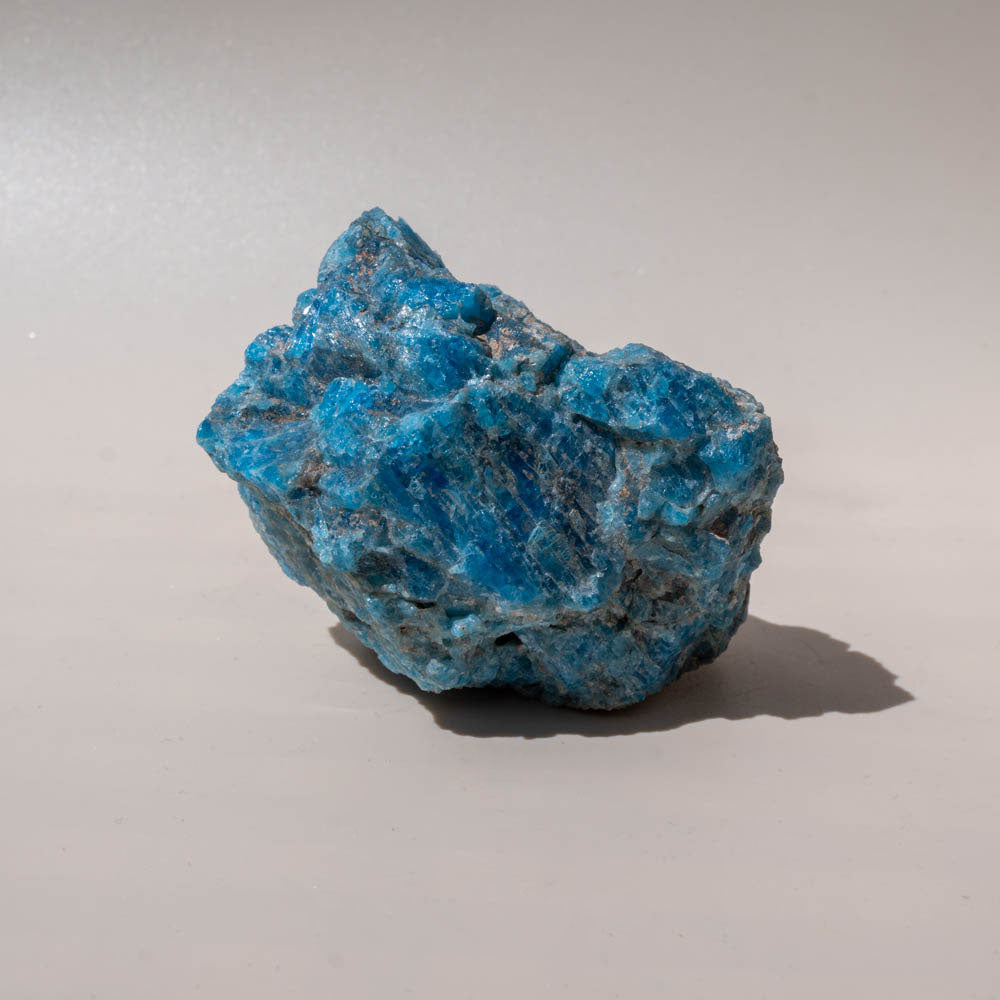 Blue Apatite Crystal Rough