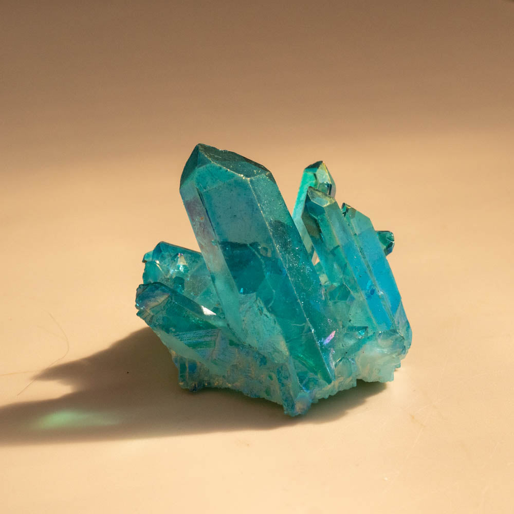 Aqua Aura Crystal Cluster