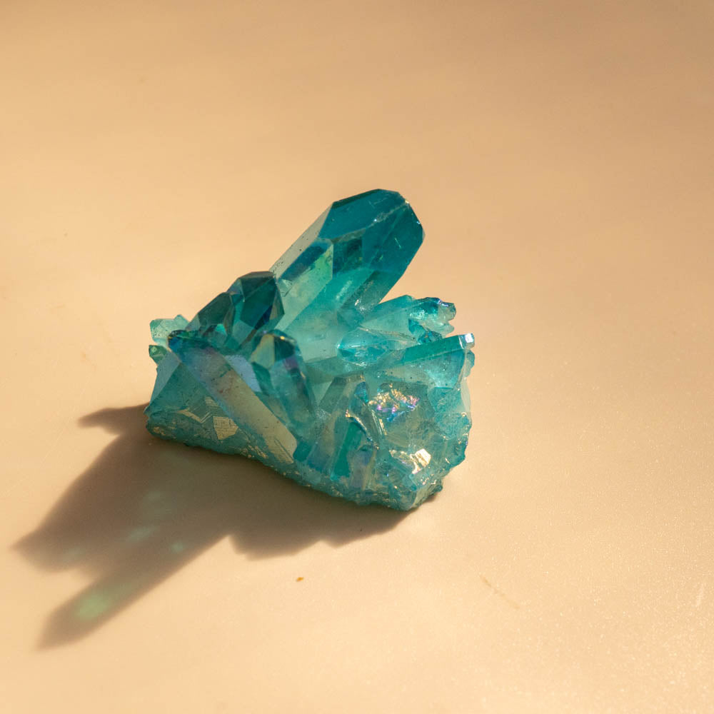 Aqua Aura Crystal Cluster