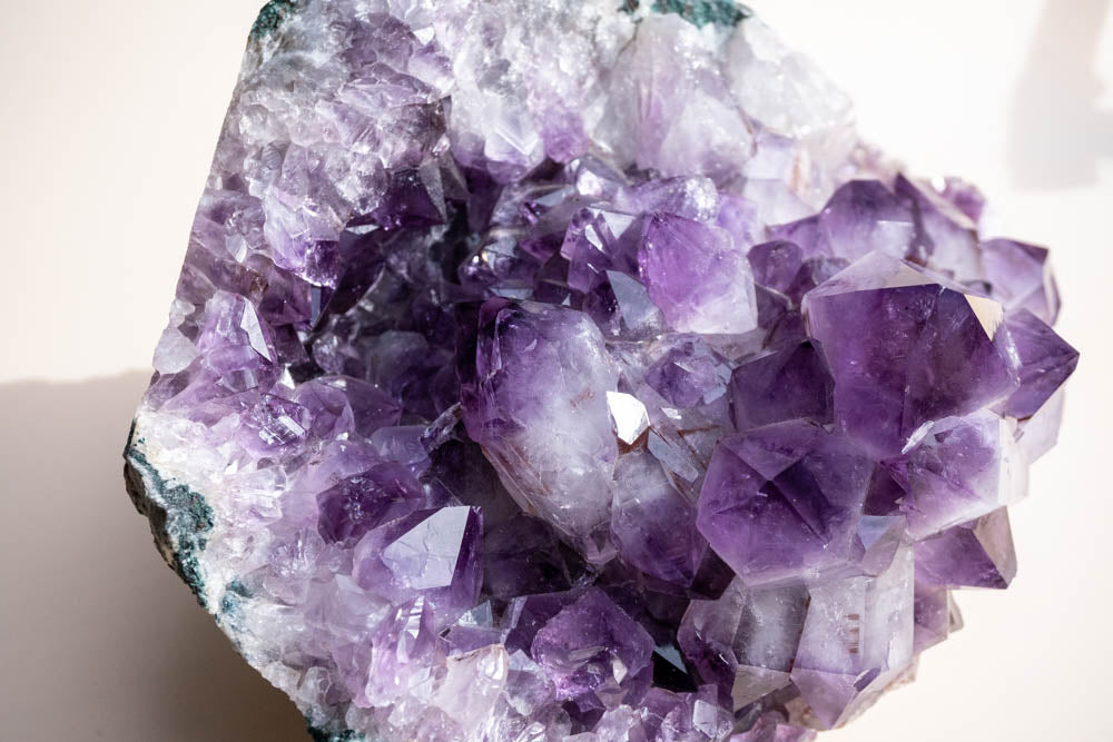 Large Amethyst Crystal Cluster with Chunky Points