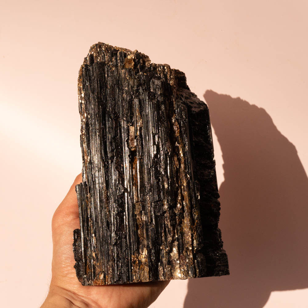 Large Black Tourmaline Schorl with Mica 2.5kg
