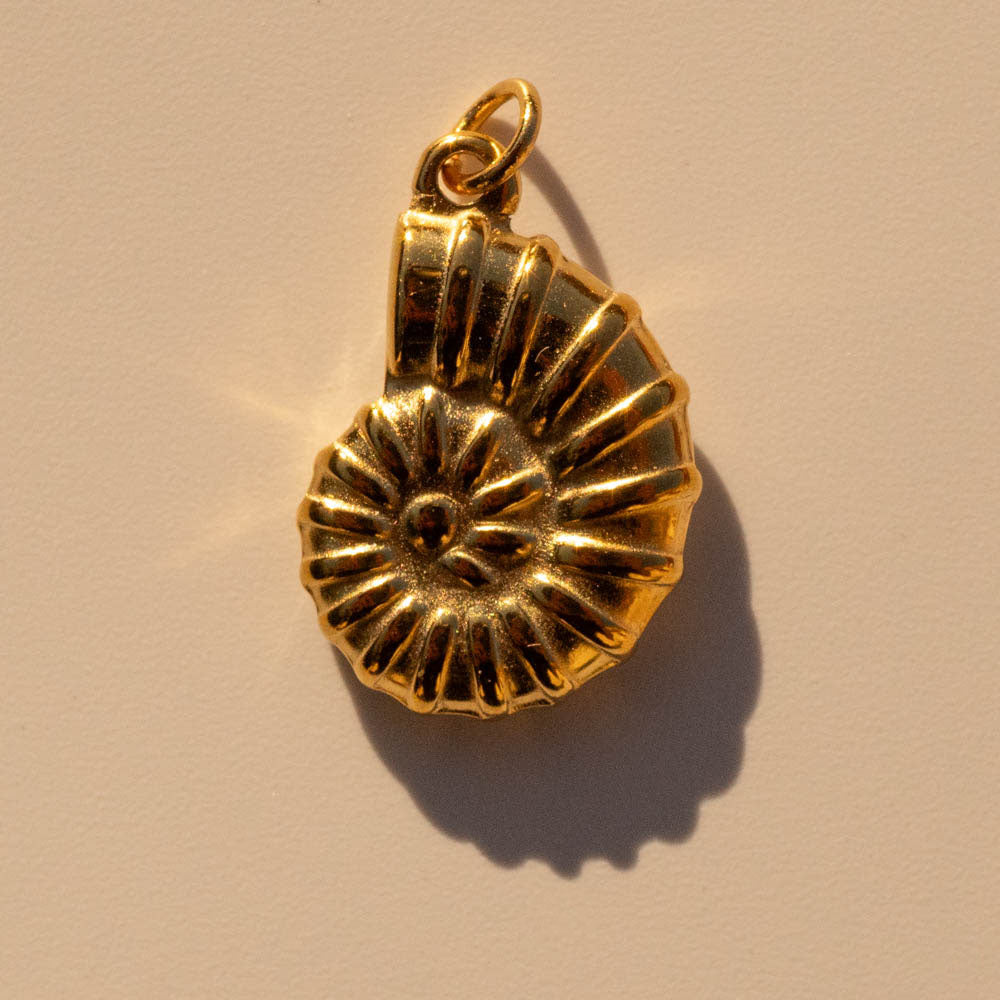 Spiral Shell Charm