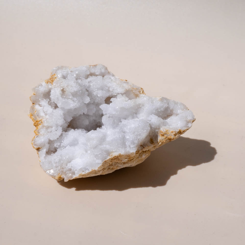 White Crystal Geode