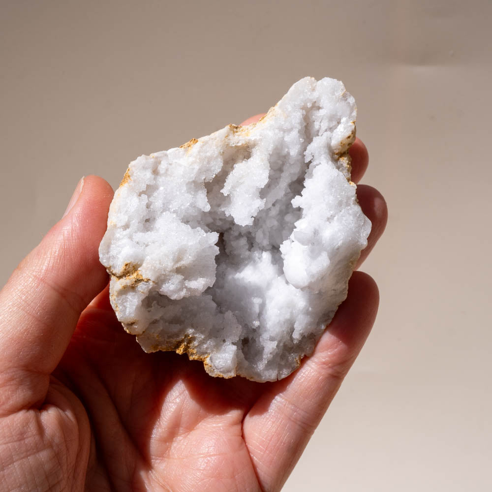 White Crystal Geode