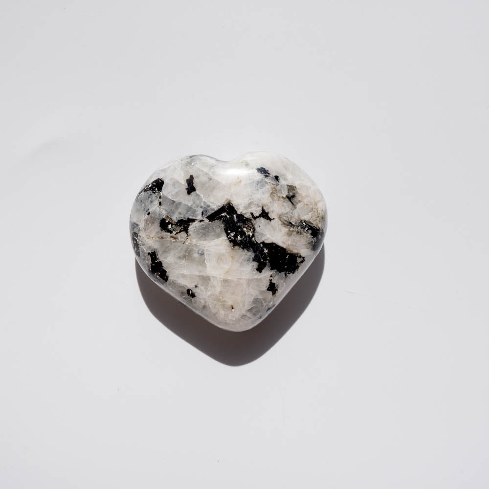 moonstone crystal heart