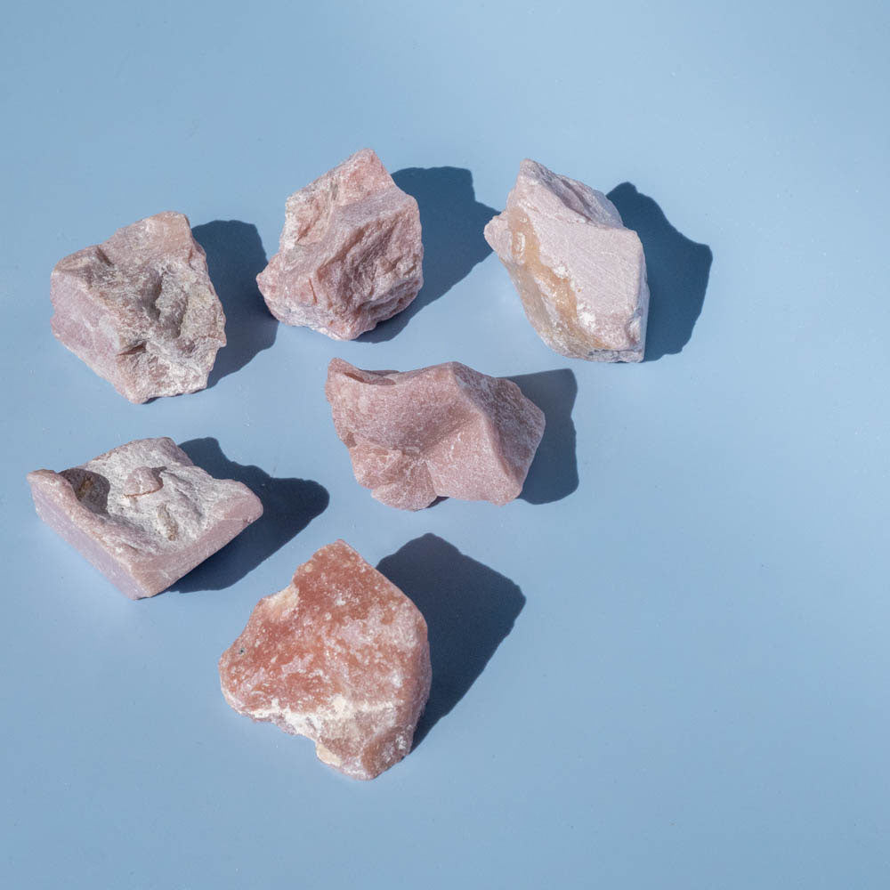 Pink Opal Crystal Roughs