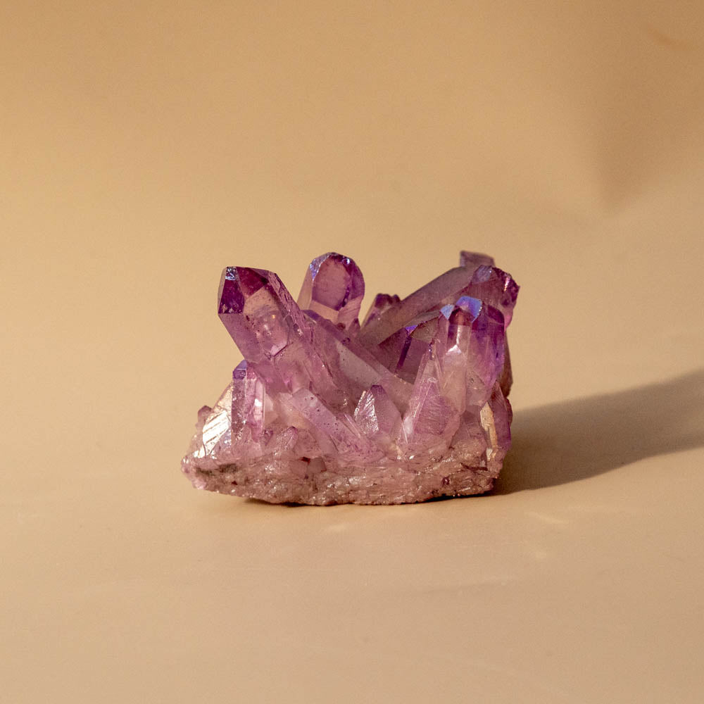 Purple Aura Crystal Cluster