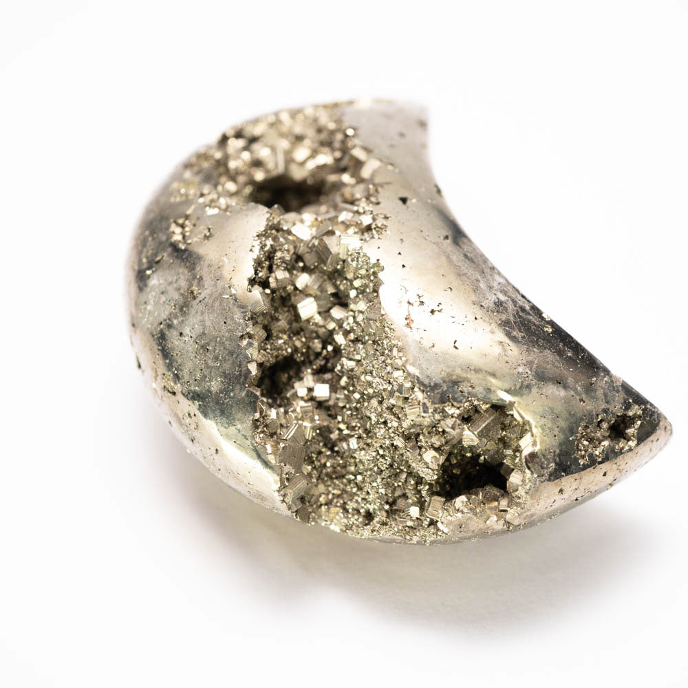 Pyrite Moon Crescent Crystal