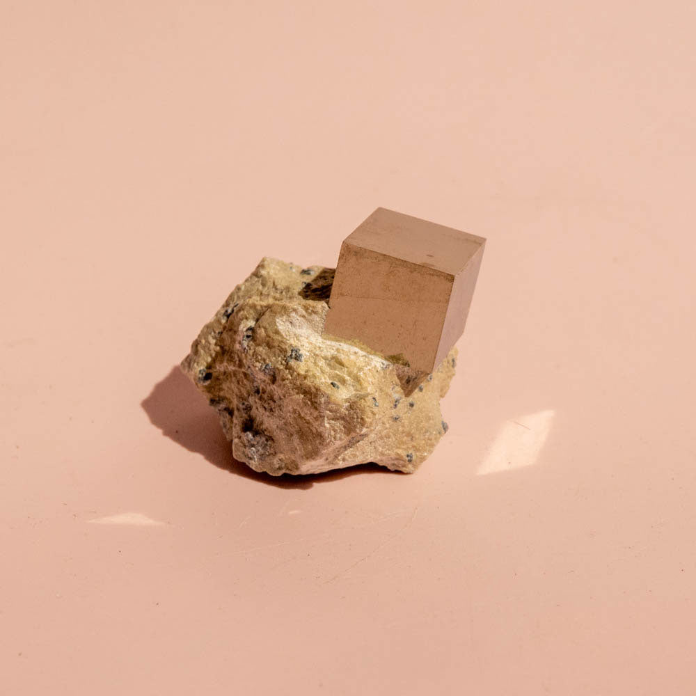 Pyrite cube