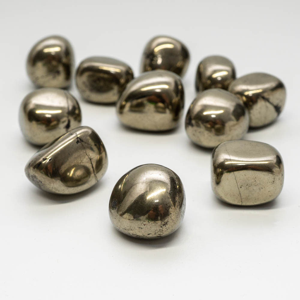 Pyrite Tumbled Stones