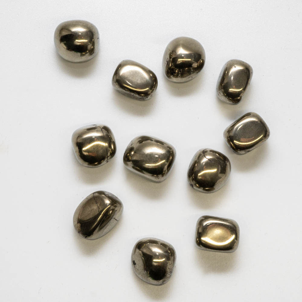 Pyrite Tumbled Stones