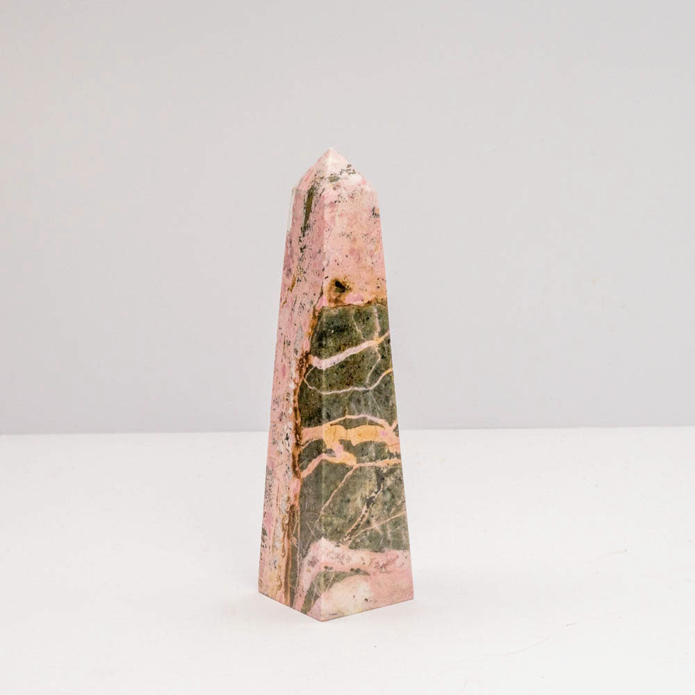 Rhodonite Crystal Obelisk