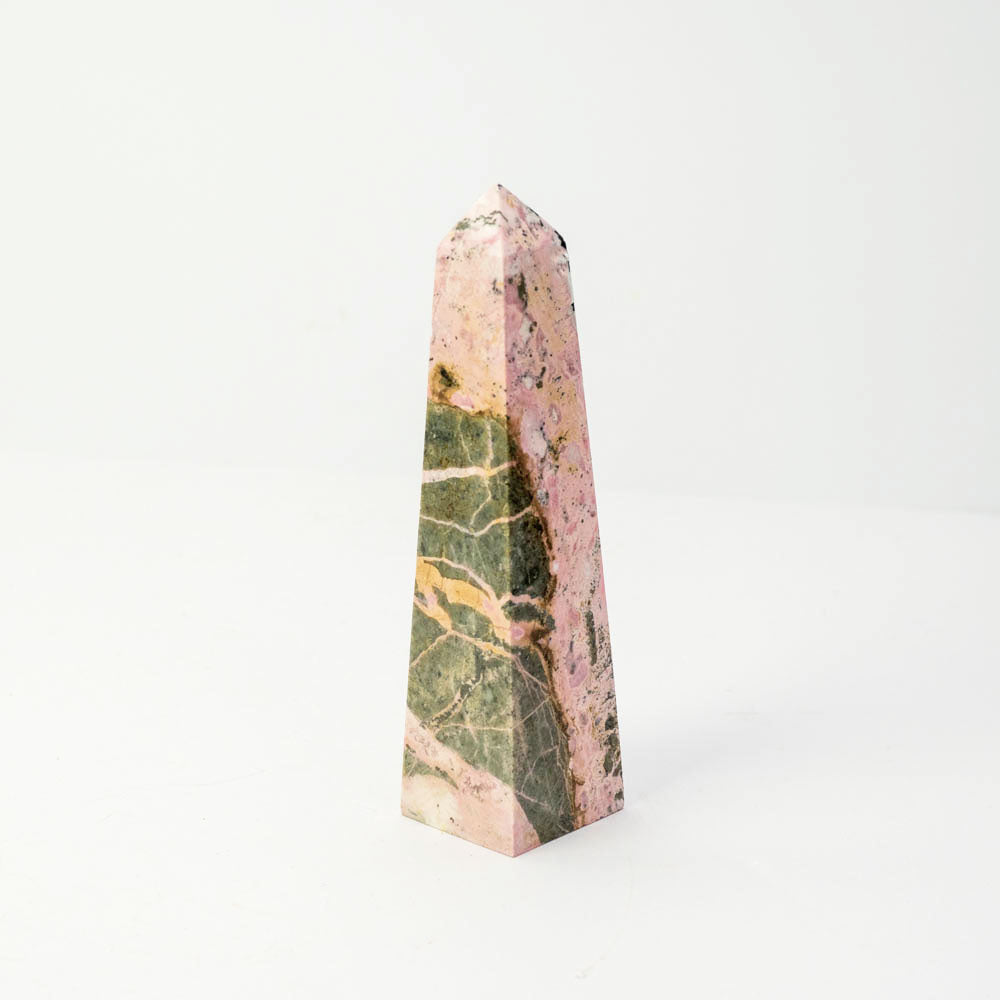 Rhodonite Crystal Obelisk