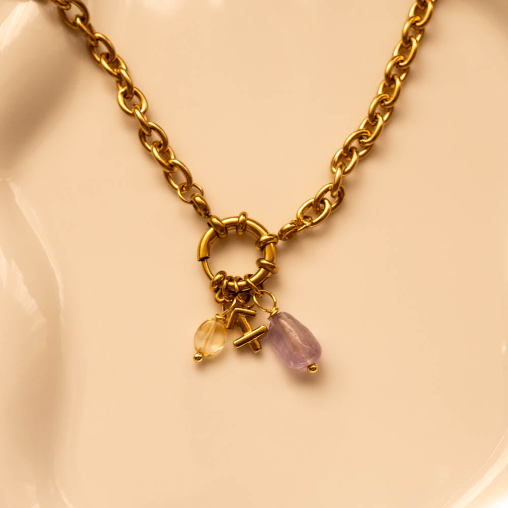 Sagittarius Zodiac Necklace