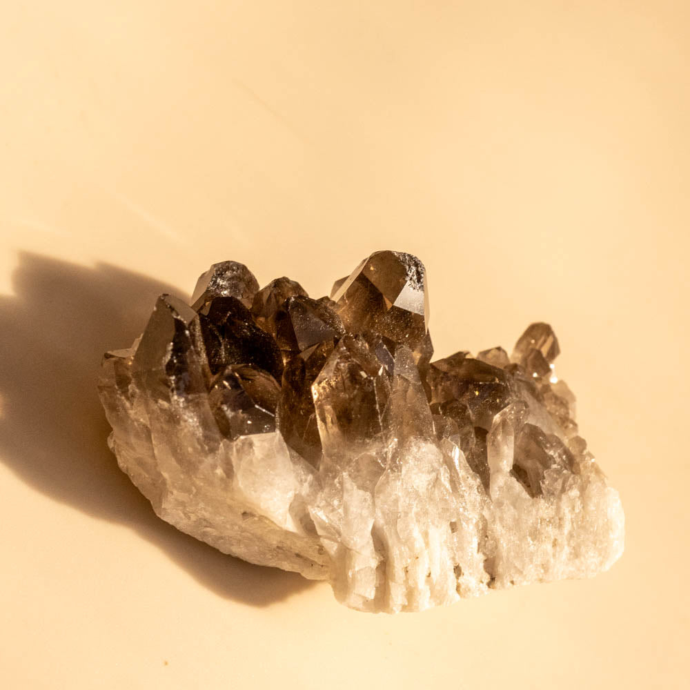 Smoky Quartz Crystal Cluster