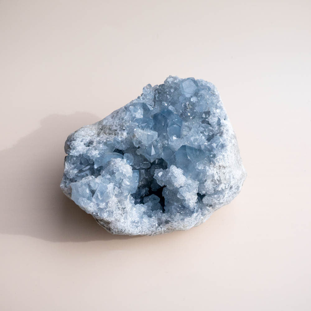 Large Celestite Crystal Cluster 