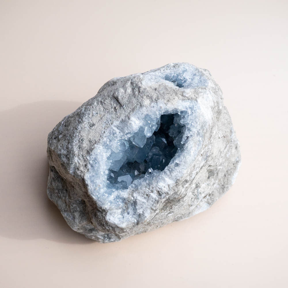 Large Celestite Crystal Cluster 