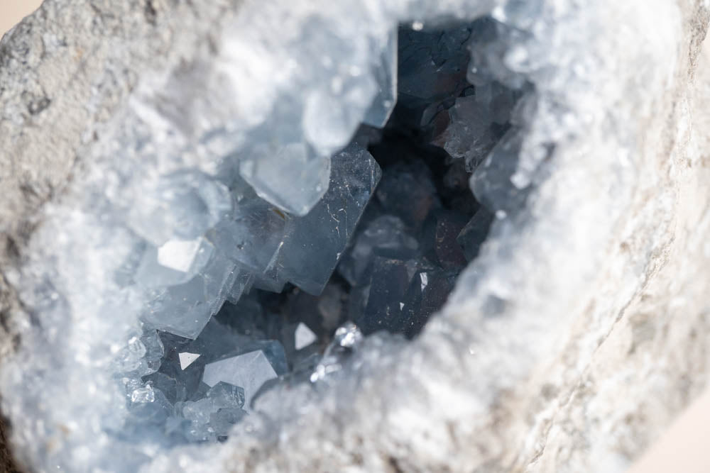 Large Celestite Crystal Cluster 