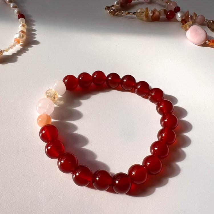 Carnelian Bloom bracelet