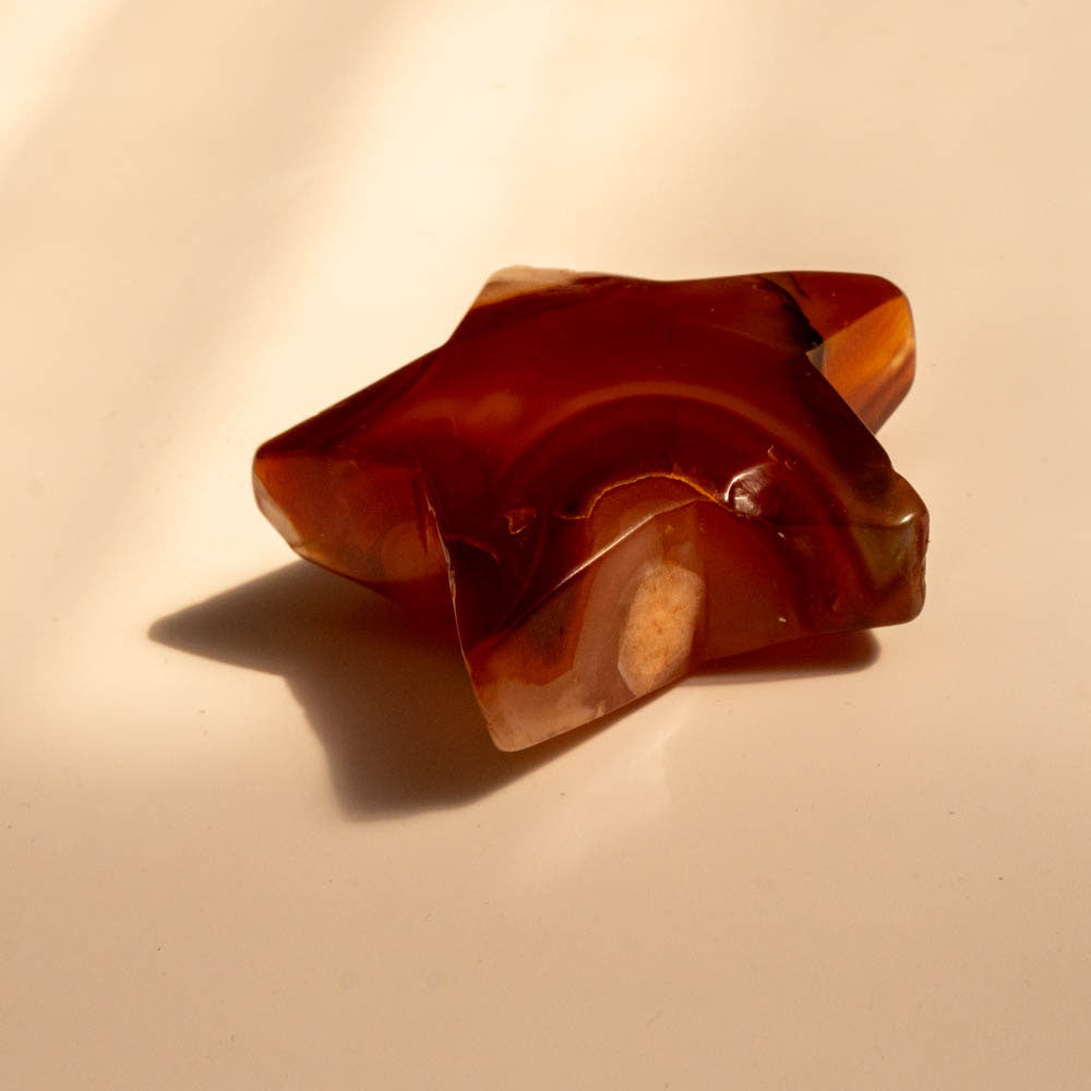 Carnelian Crystal Star