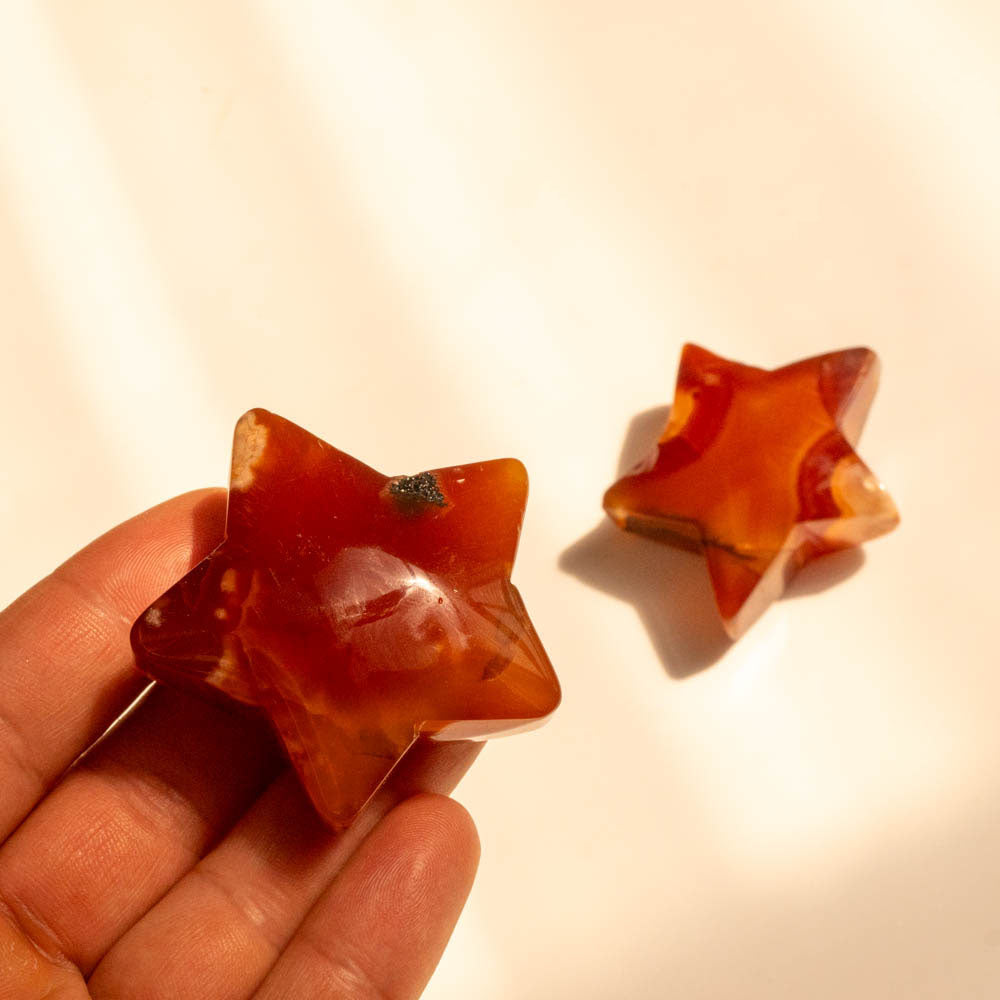 Carnelian Crystal Star