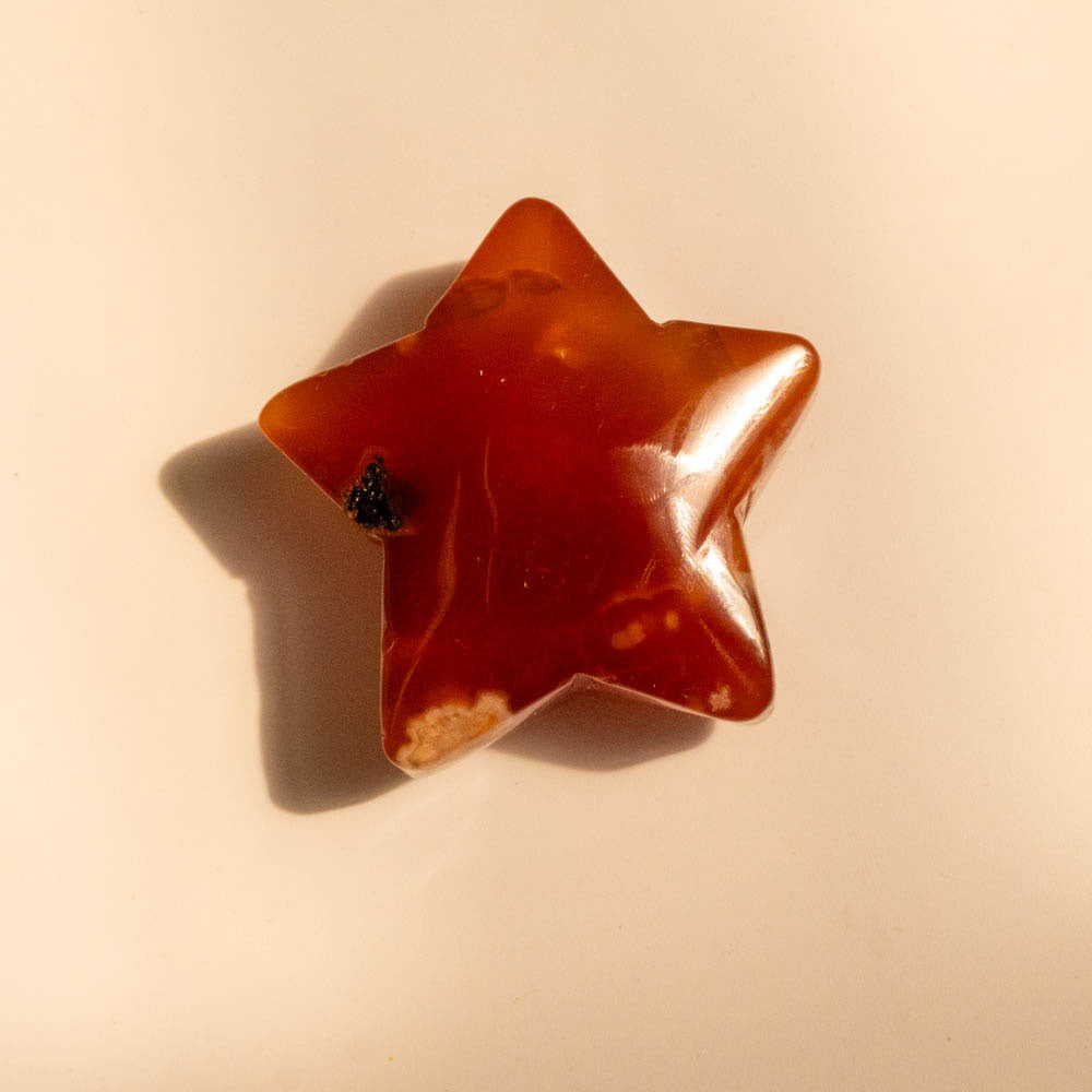 Carnelian Crystal Star