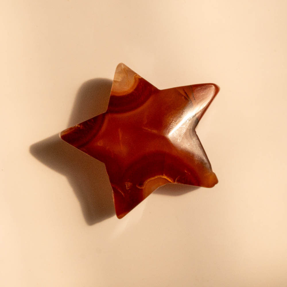 Carnelian Crystal Star