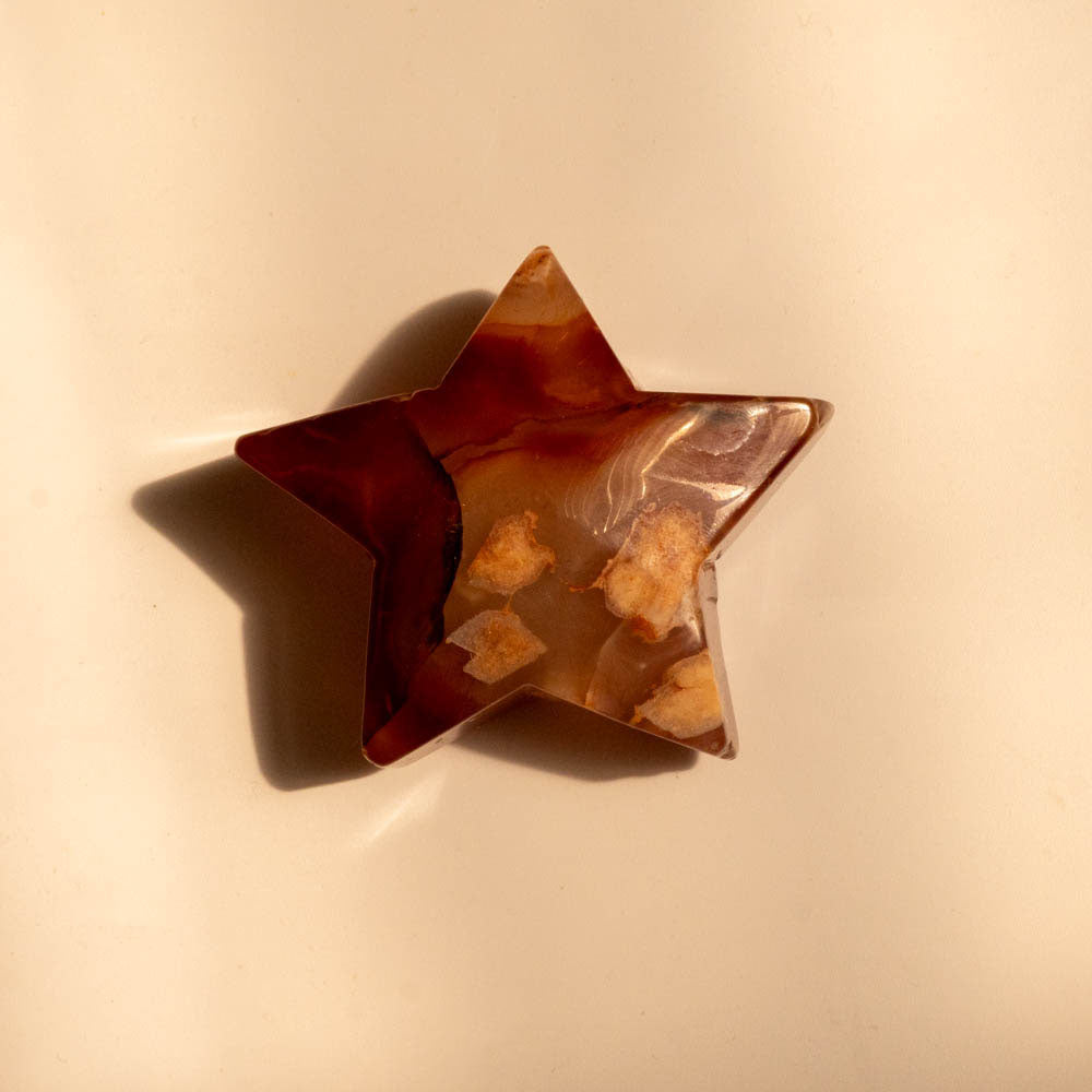 Carnelian Crystal Star