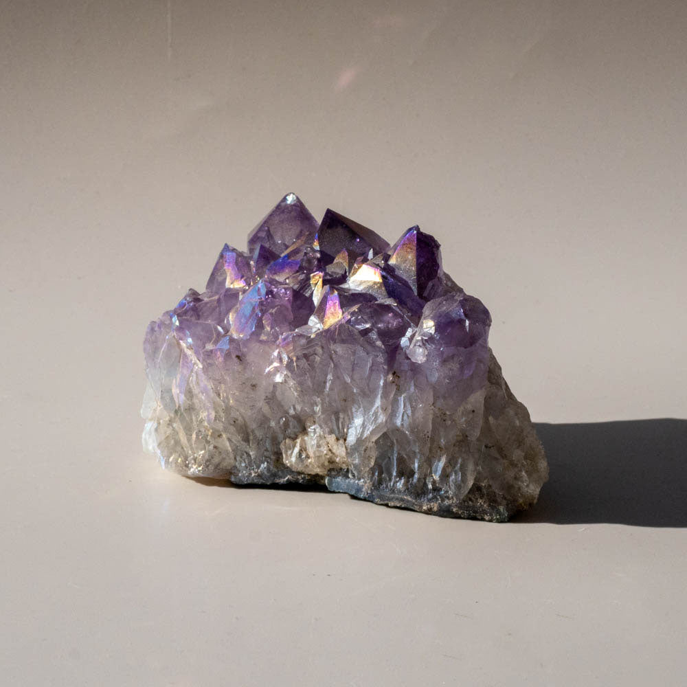 Amethyst Aura Crystal Cluster