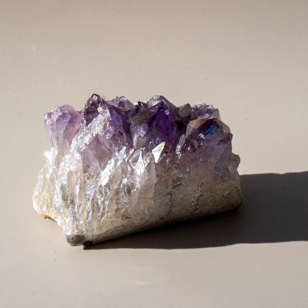 Amethyst Aura Crystal Cluster