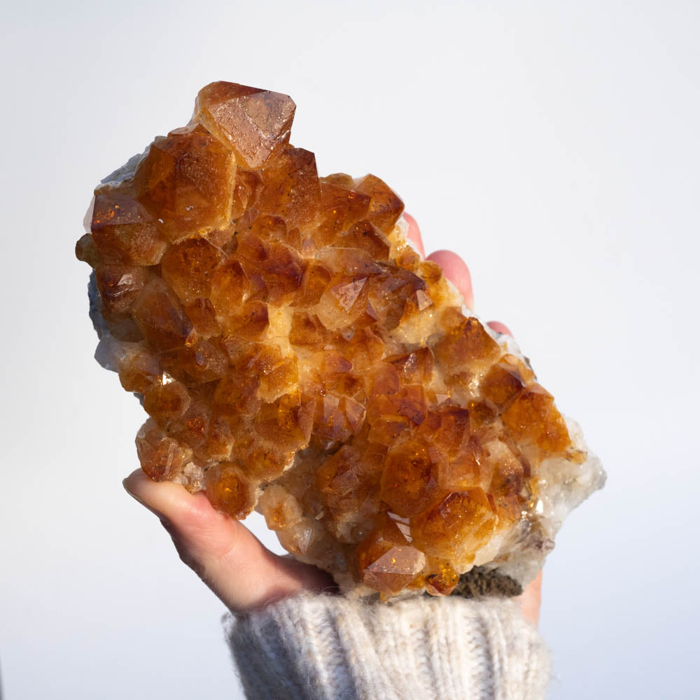 citrine large cluster