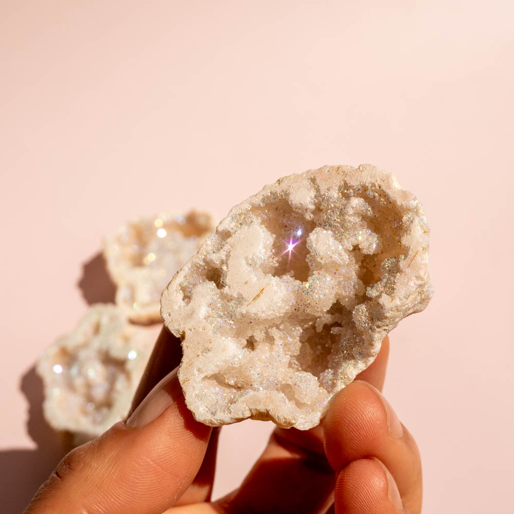 Angel Aura Quartz Geode