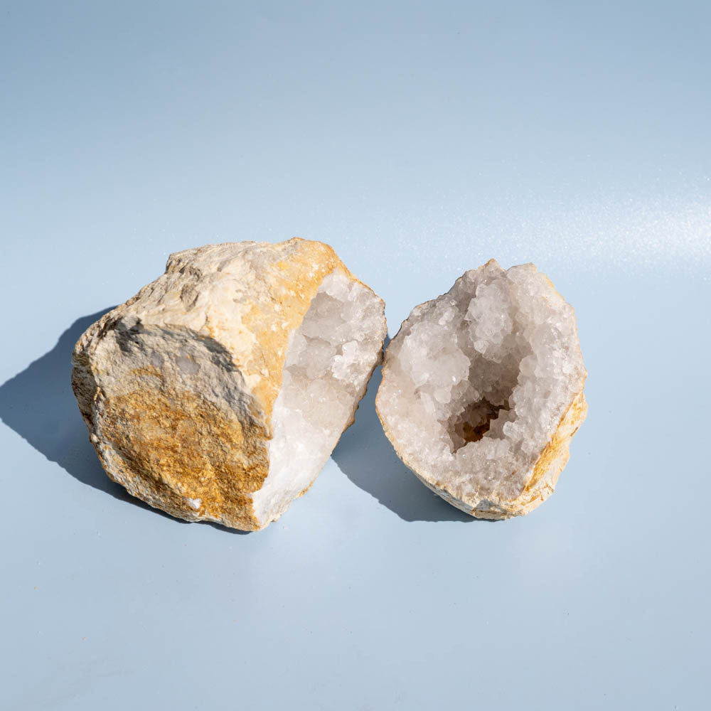 Crystal Geode Natural Pair