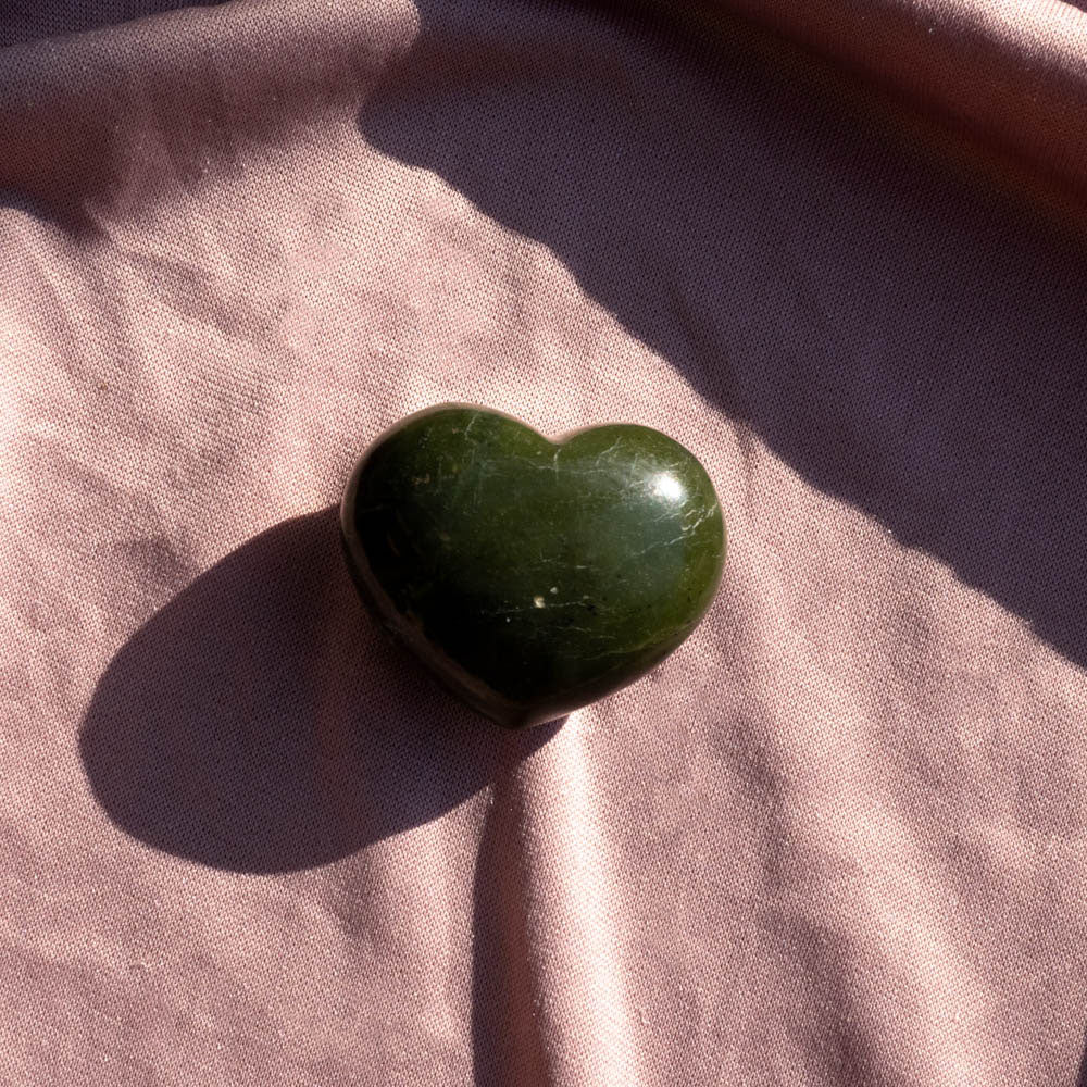 Jade Nephrite Heart