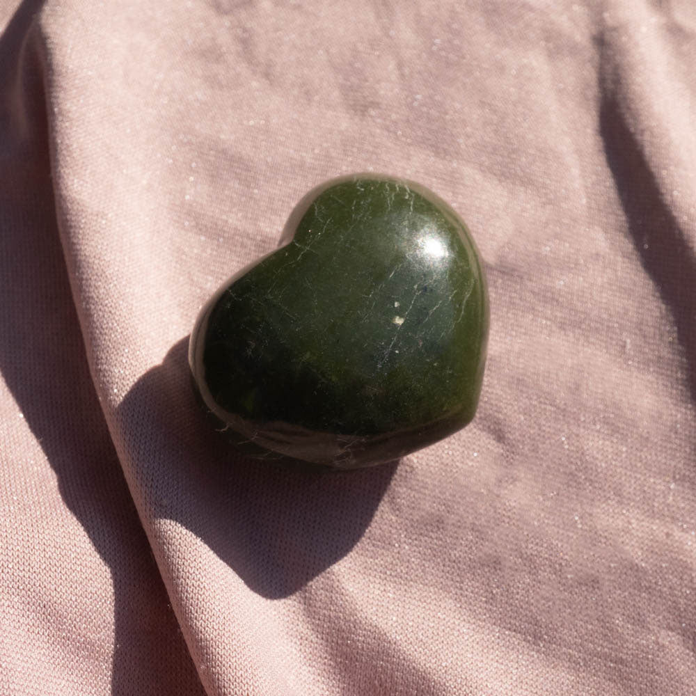 Jade Nephrite Heart