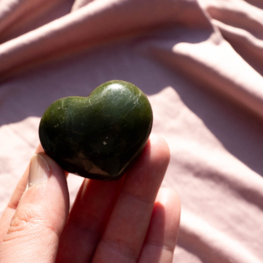 Jade Nephrite Heart