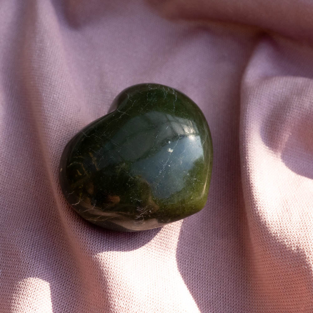 Jade Nephrite Heart