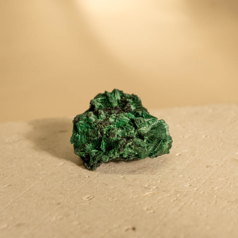 velvet malachite crystal cluster