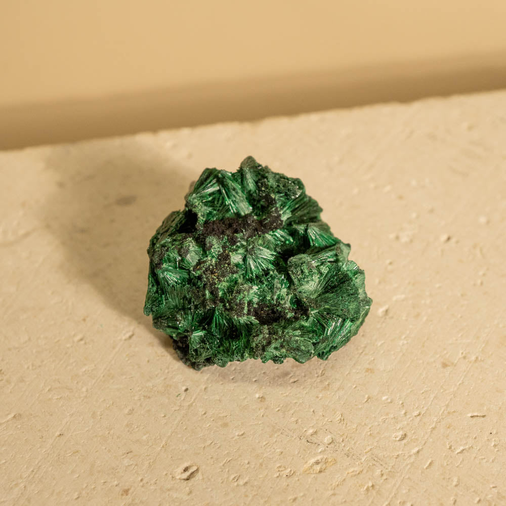velvet malachite crystal cluster