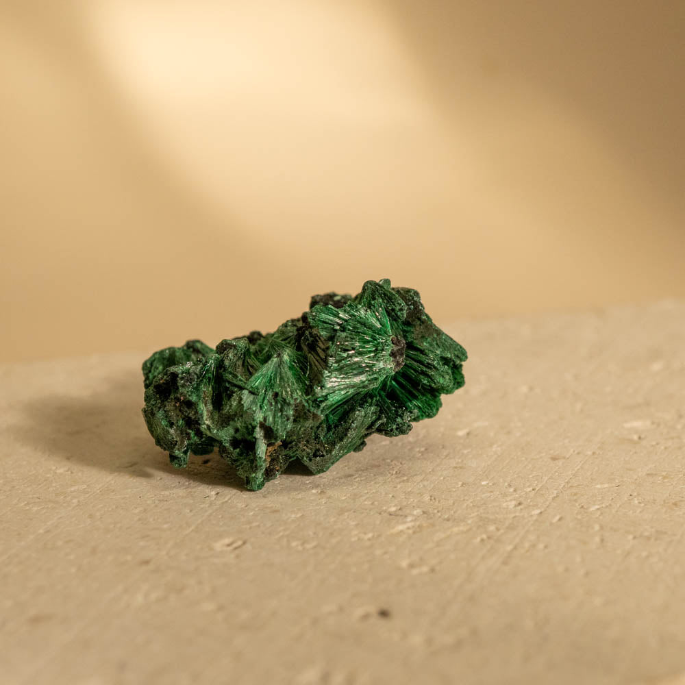velvet malachite crystal cluster