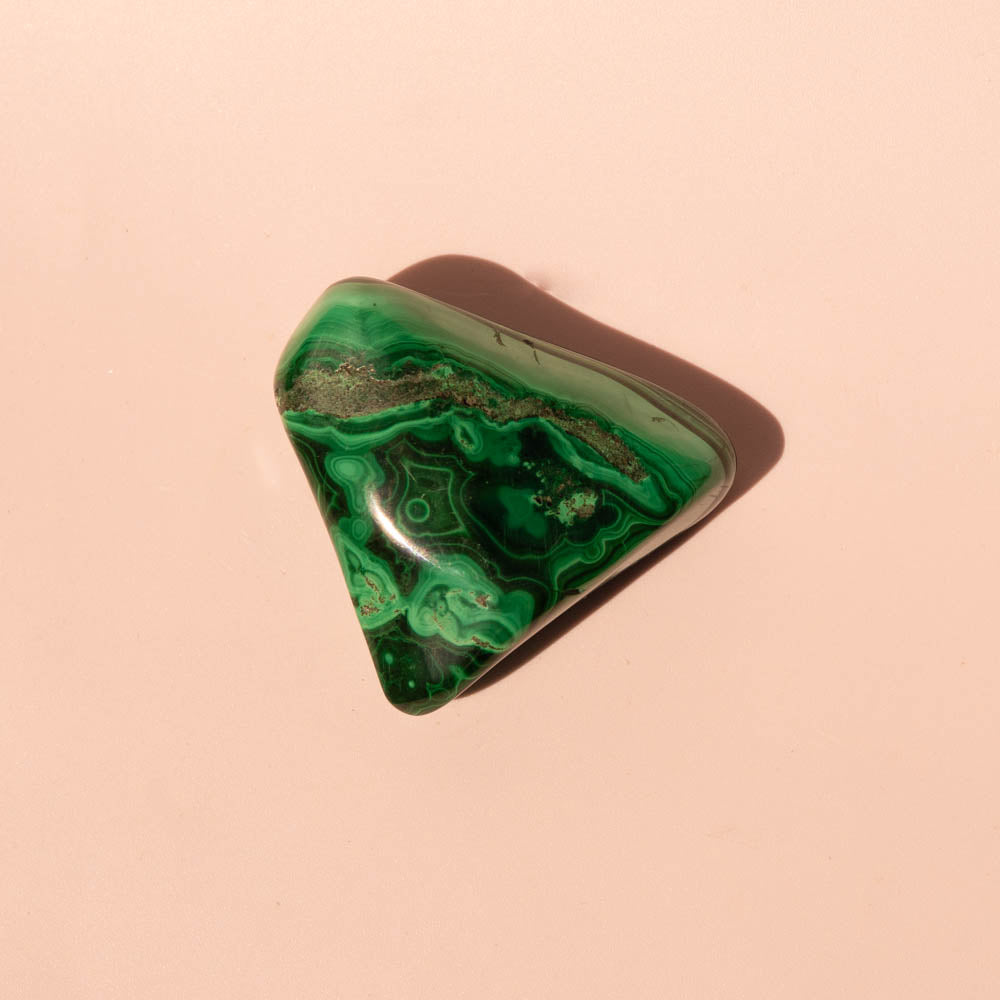 Polished Malachite Freeform 81g