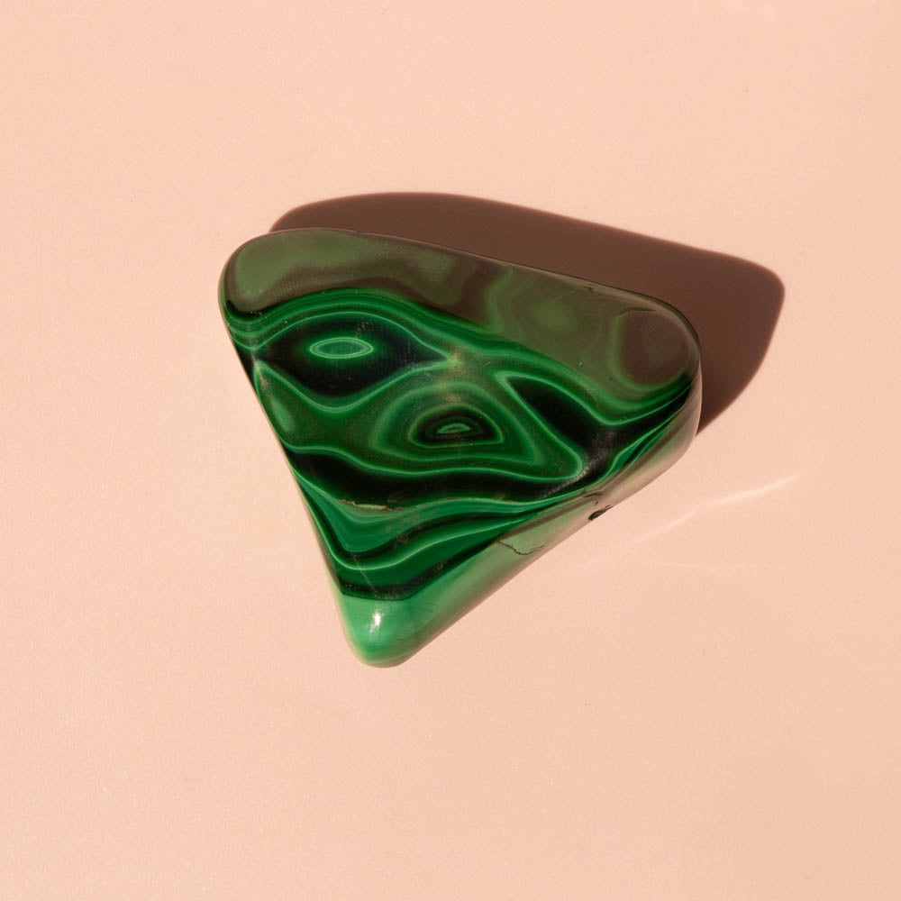 Polished Malachite Freeform 81g