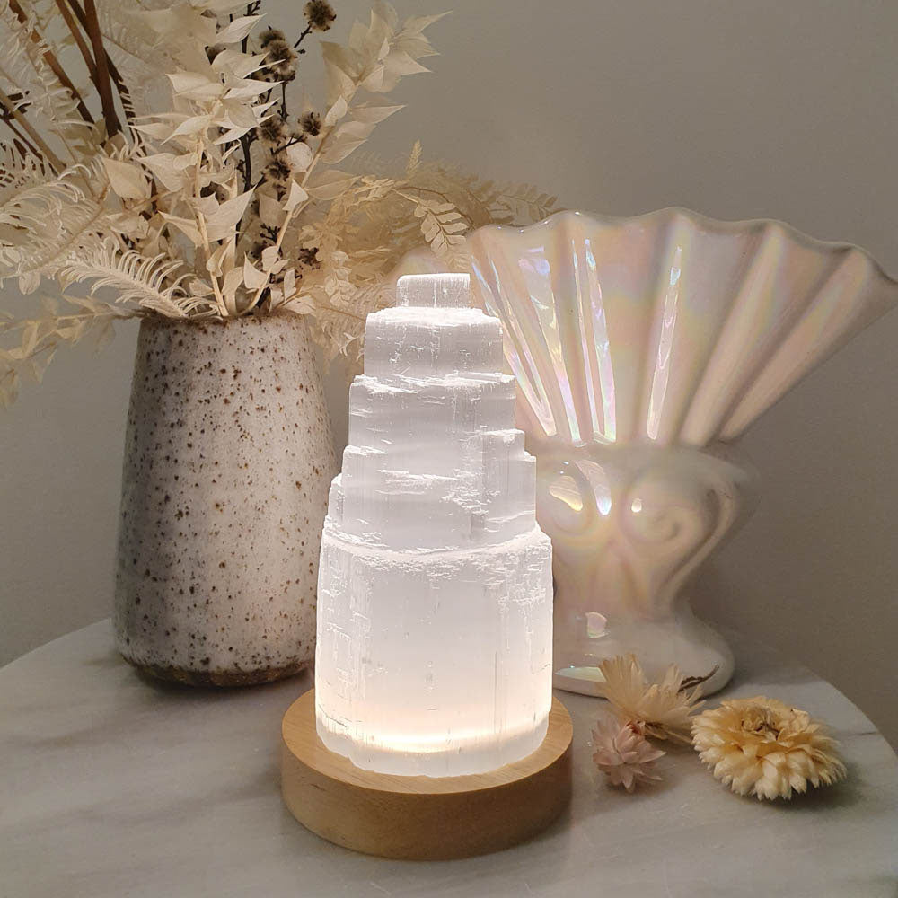 Mini Selenite Lamp