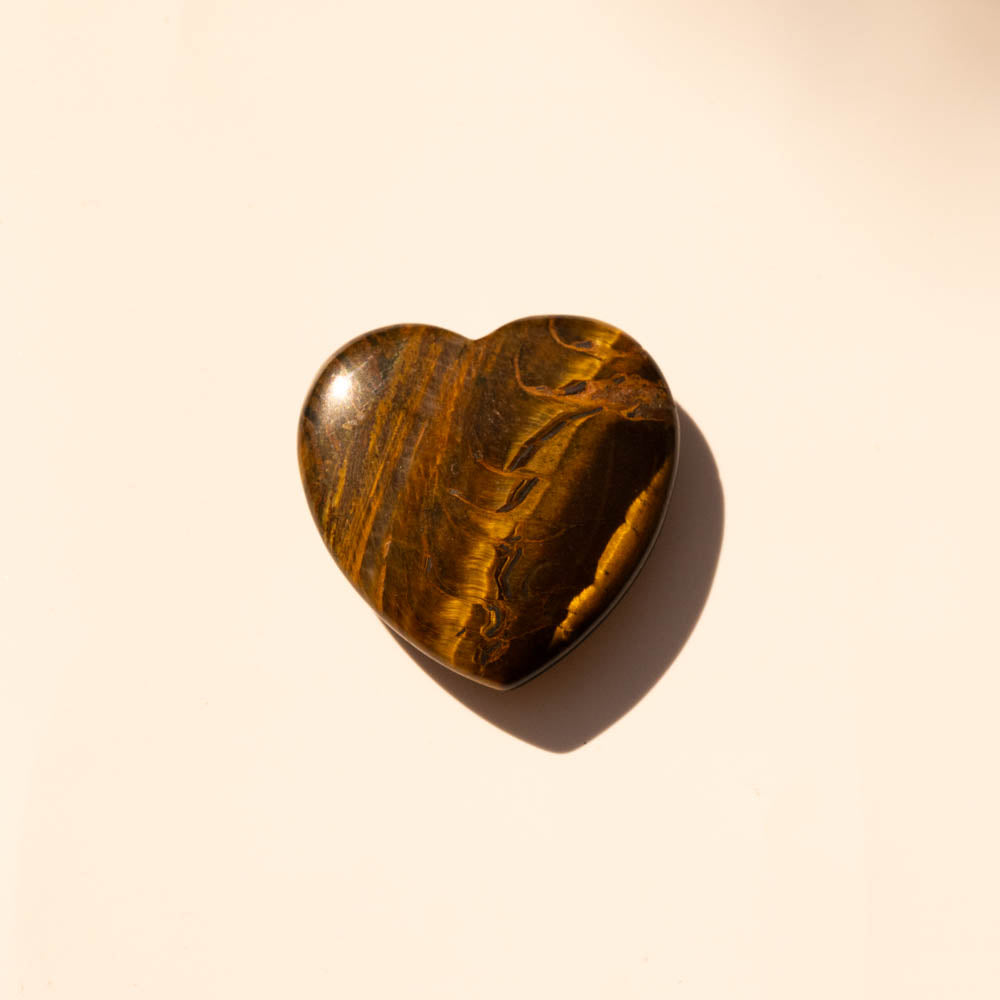 Tigers eye heart