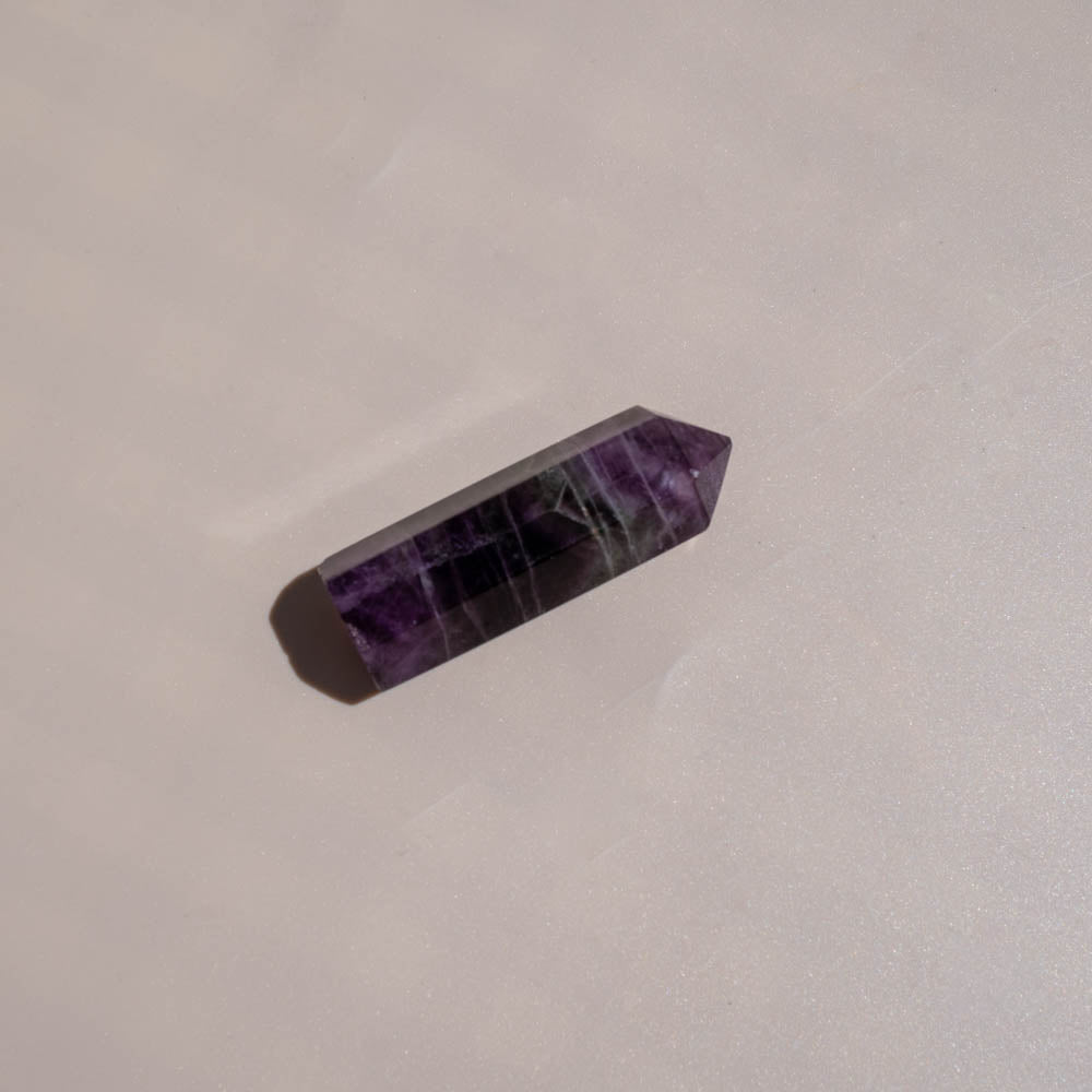 rainbow fluorite point