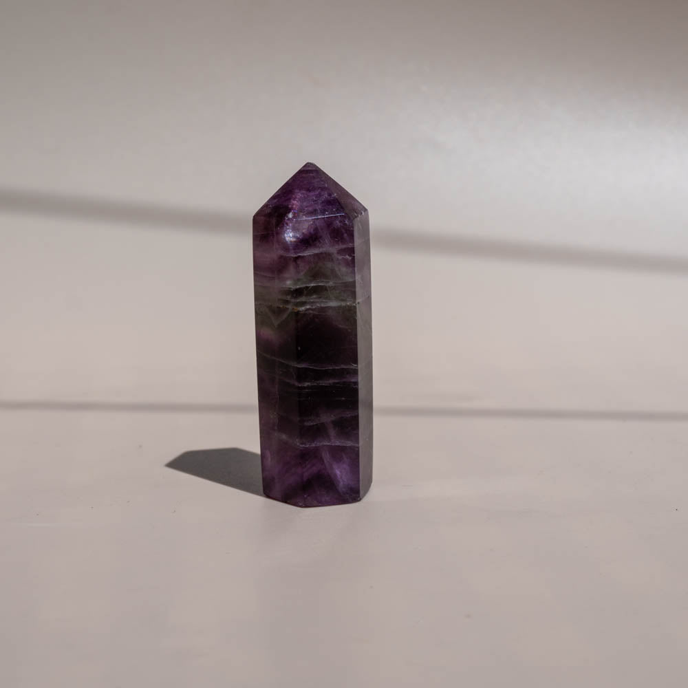 rainbow fluorite point