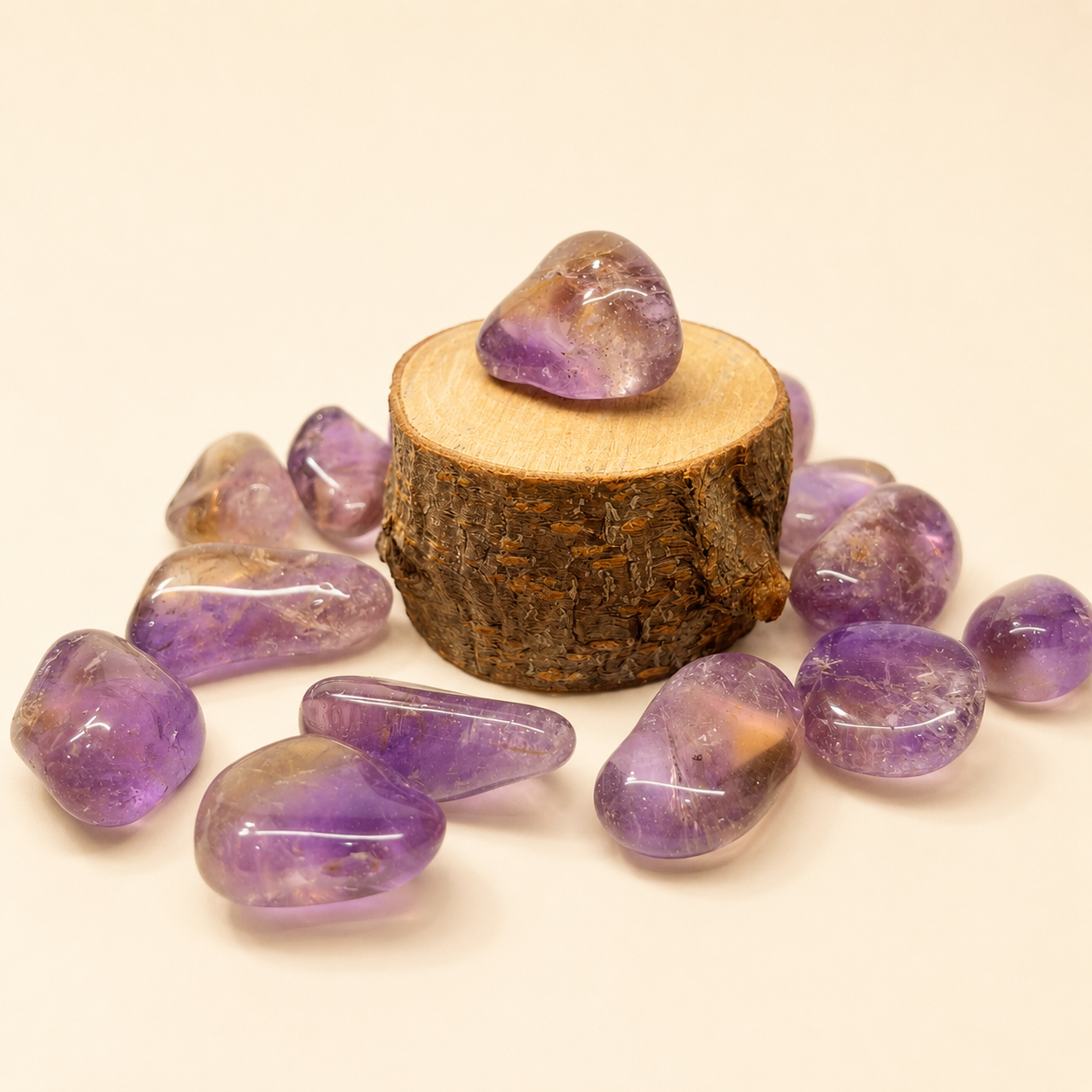 Ametrine Tumbled Stone
